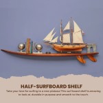 K167 Half-Surfboard Shelf 